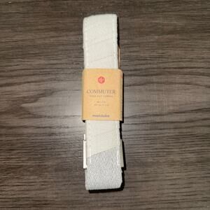 Manduka Commuter Yoga Mat Carrier Strap Grey Bliss 68"x1.5" Cotton Adjustable